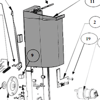 ASSEMBY DELIVERY CUP (PICKER ASSY) / MPN - D64707800033